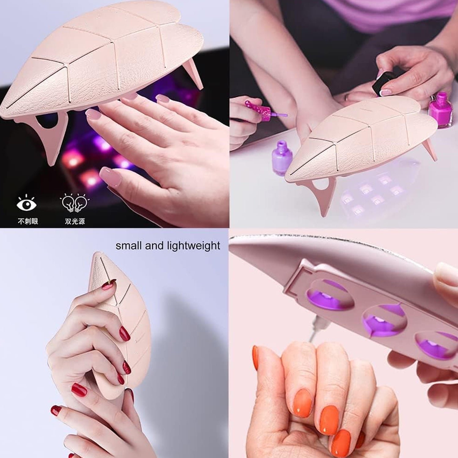 Mini UV LED Nail Lamp – Portable Gel Polish Curing | AuriGlam