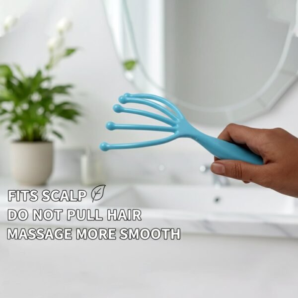 Five-Finger Head Massager – Stress Relief & Scalp Relaxation