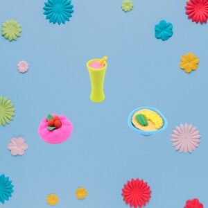 Fancy Erasers for Kids – 3D Mix Design Colorful Set | Writezo