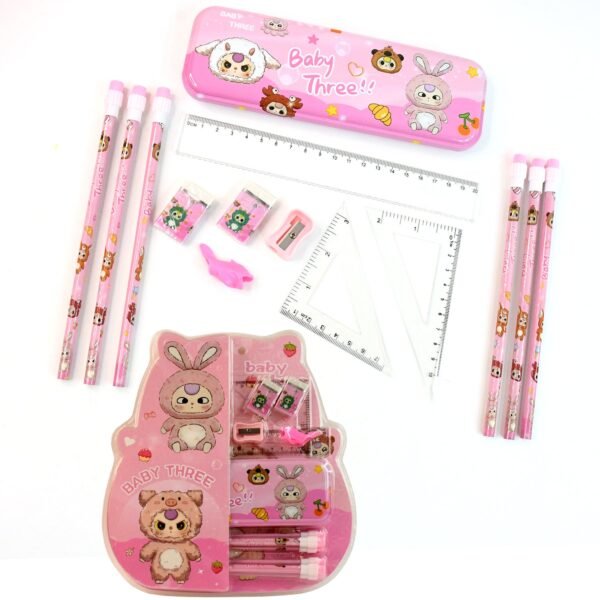 04_9767f65e-098f-471c-adac-19a73008ae6e Cartoon Stationery Set for Kids – Complete 14-Piece School Supplies
