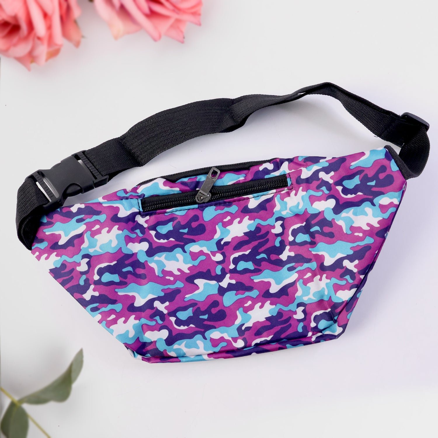 Camouflage Waist Bag – Adjustable Belt for Travel Sports