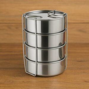 Insulated Tiffin – Stackable Stainless Steel Lunch Box | Nekza