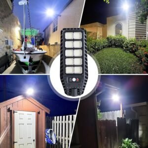 Solar LED Street Light – High-Powered Motion Sensor & Remote Control