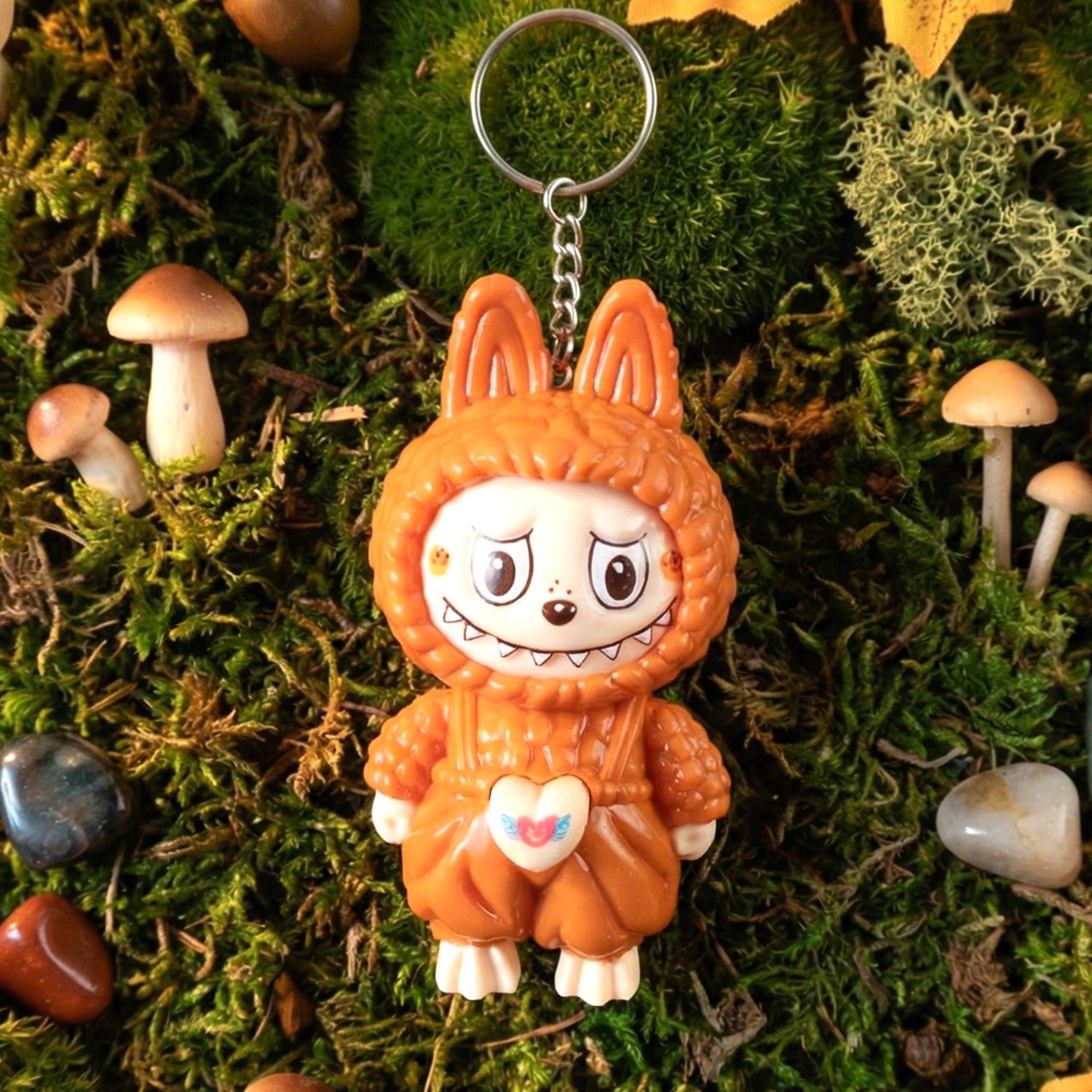 Face Changing Cartoon Keychain Toy – 3 Fun Expressions