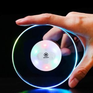 LED Coaster – Ultra-Thin, Waterproof & Non-Slip | Indo Glow