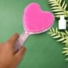 Heart Hair Brush – Gentle Detangling & Scalp Massage | Calm & Curl