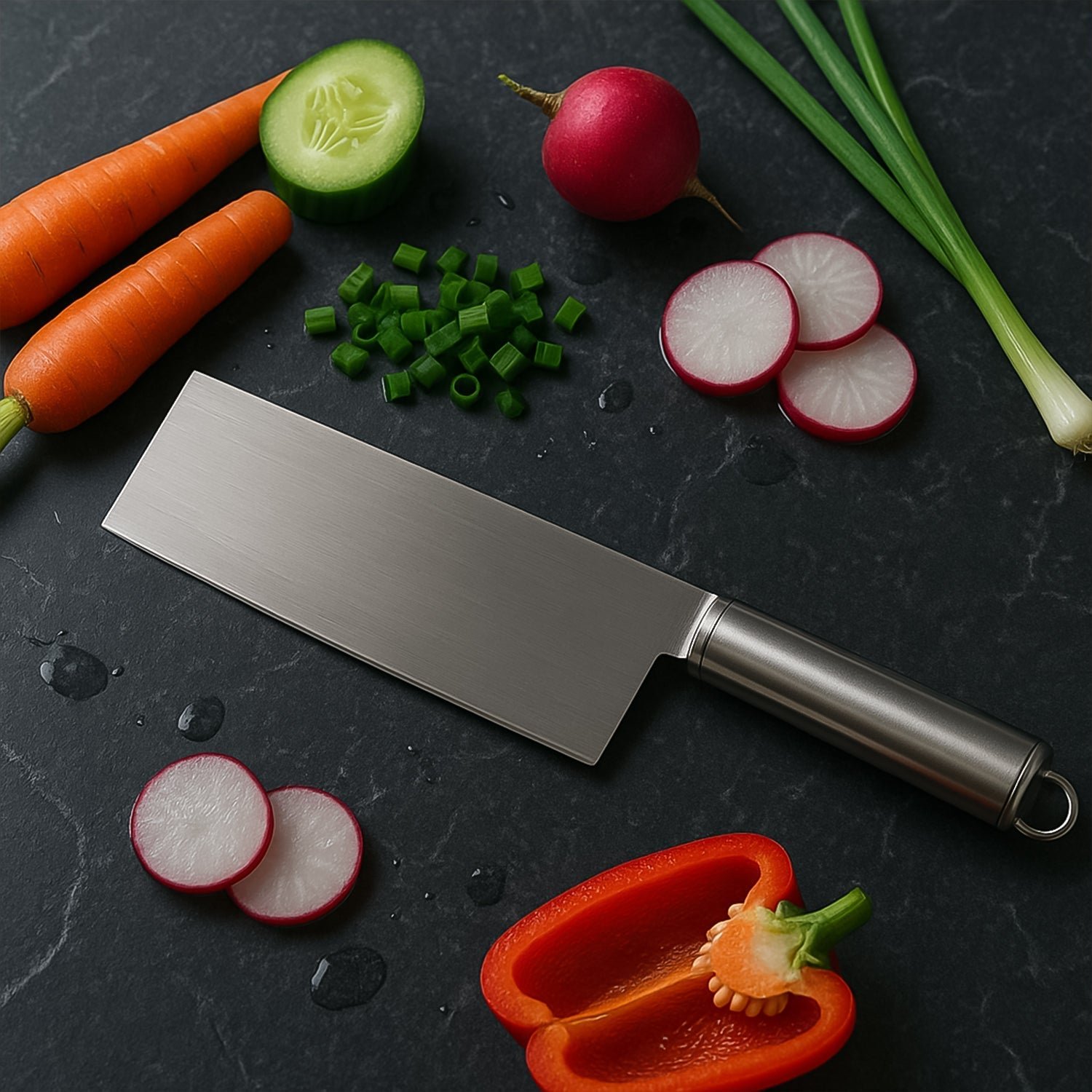 Vegetable Cleaver Knife – Ultra-Sharp Stainless Steel Precision