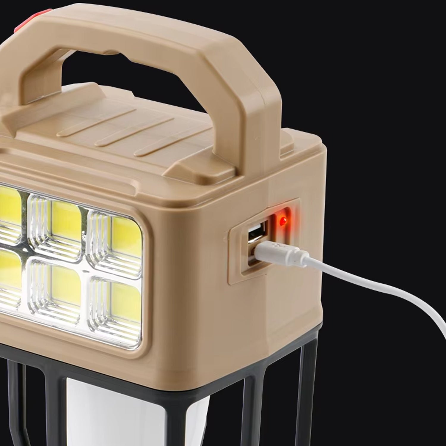 Solar Camping Lantern – Portable with 3 Light Modes & USB Charging