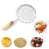 Stainless Steel Wire Skimmer – Heat-Resistant Wooden Handle