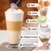 Handheld Milk Frother Blender – Quick & Compact Beverage Mixer