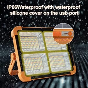 Solar LED Flood Light – High Brightness & Portable Power Bank