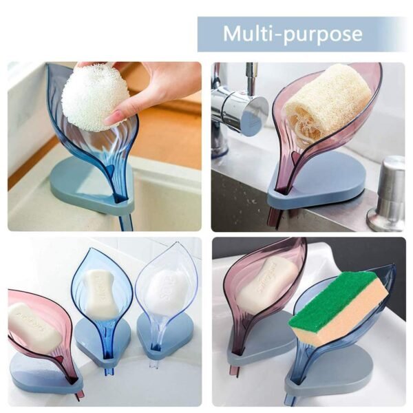 Leaf Soap Dish Holder with Drain - Self Draining & Stylish