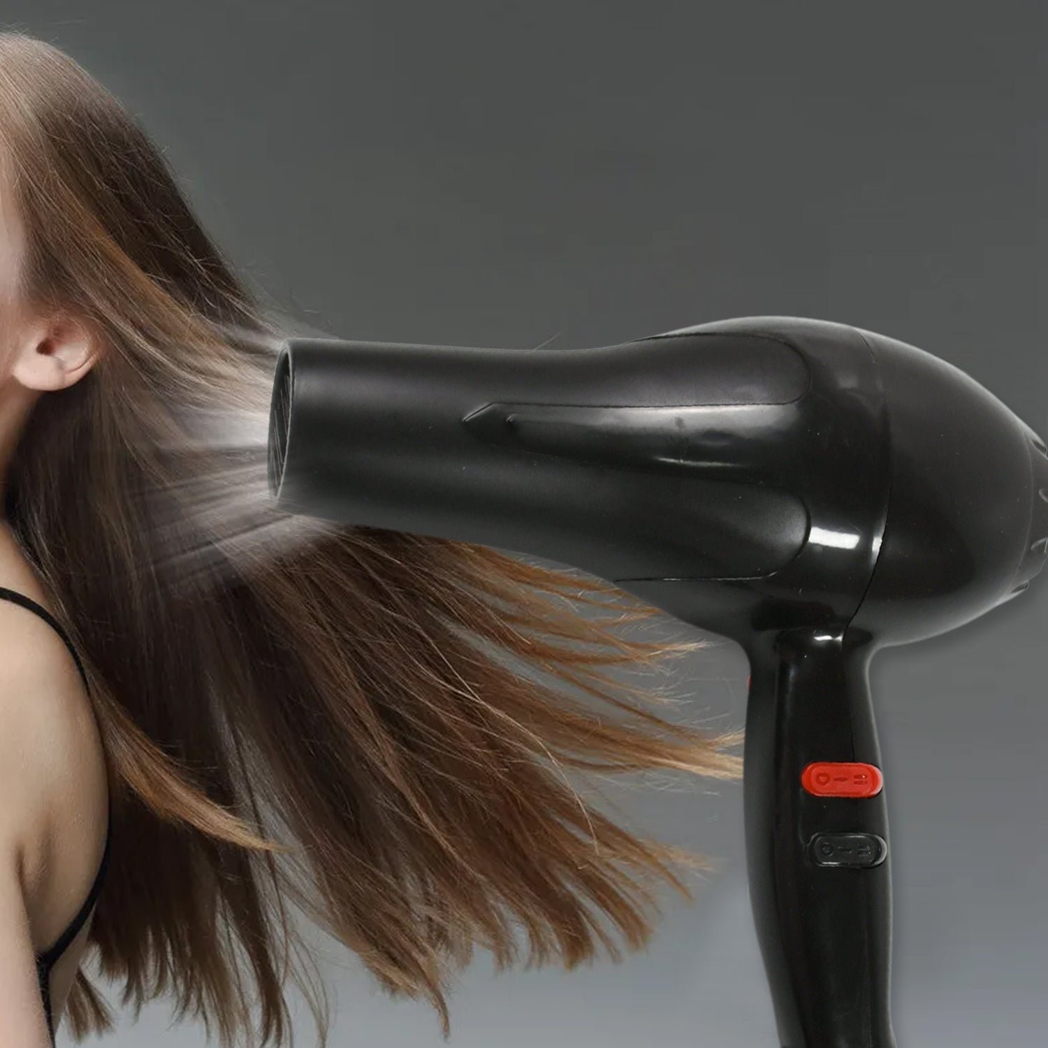 Professional Hair Dryer – 1800W, 3 Heat Settings |