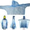 Kids Disposable Raincoat with Hood – Clear & Portable for Travel