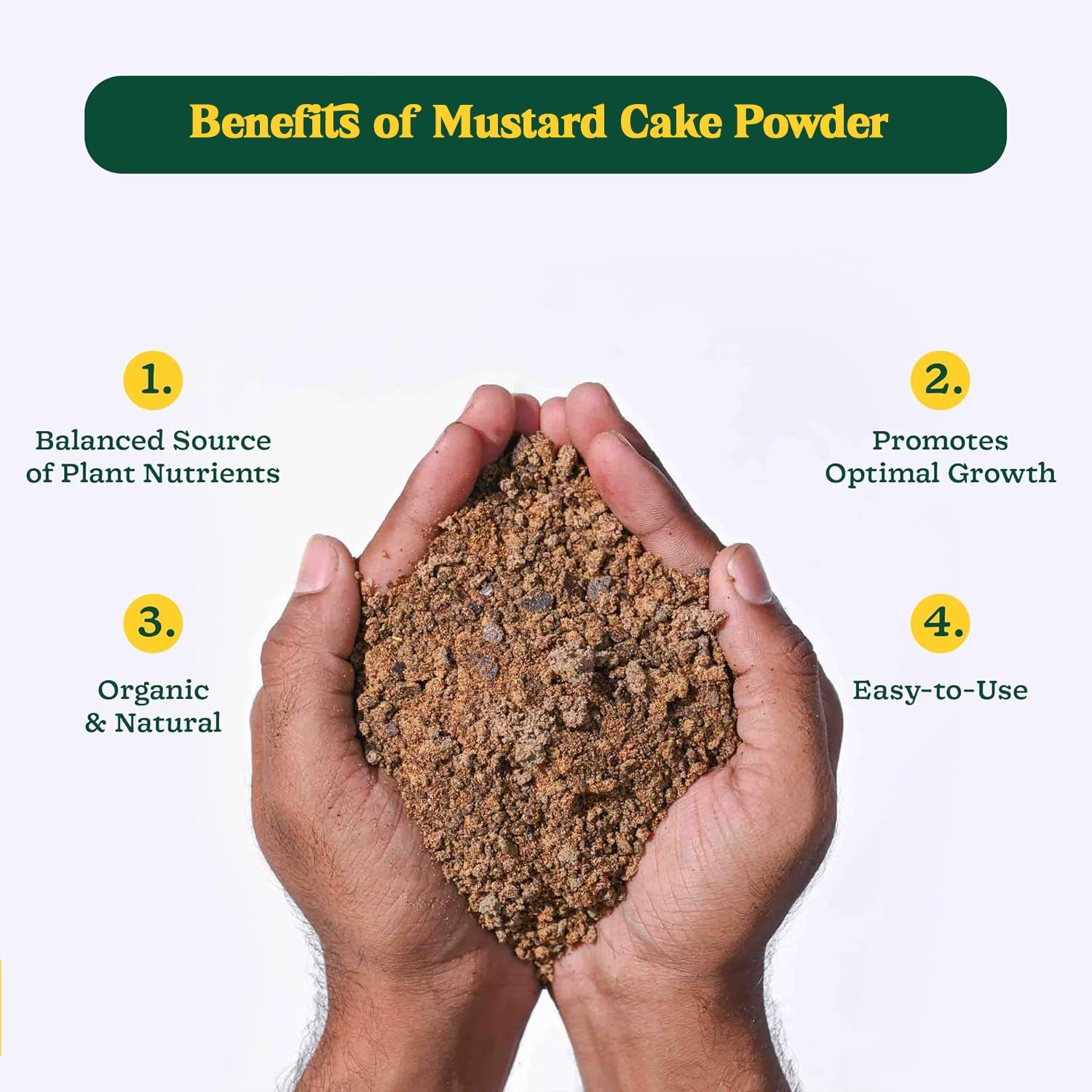Mustard Cake Fertilizer – Organic Plant Growth Booster 900gm
