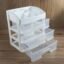 3 Layer Desktop Storage Organizer – Transparent Sliding Drawers