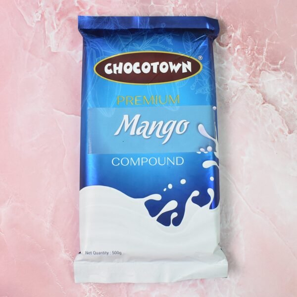 Mango Compound Chocolate – Premium 500gm Slab | Chocotown