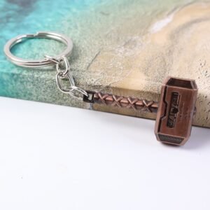 Metal Hammer Keychain – Durable Zinc Alloy Mini Keyring