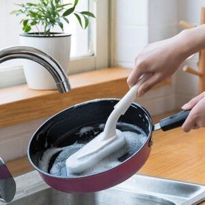 Triangle Cleaning Brush – Kitchen & Bathroom Scrubber | Velvet Wipe
