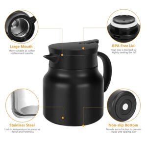 Thermal Coffee Carafe Set – LED Display 2-Pc | Own Hydrate
