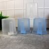 Plastic Bathroom Mugs – Transparent 1000 ML (Set of 4) | Bathora