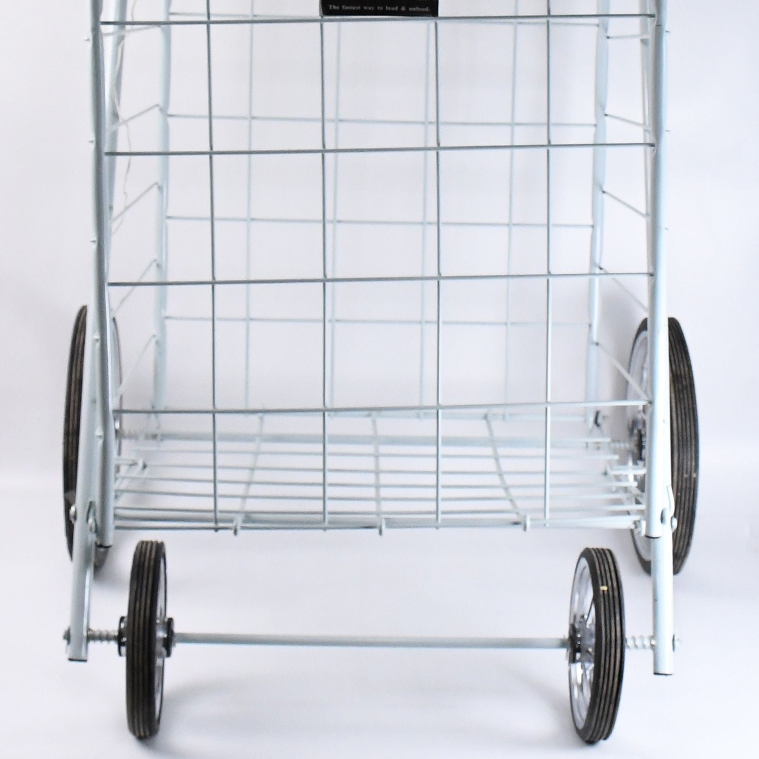 Foldable Shopping Cart – Durable Iron Frame & Dual Swivel Wheels | Organivo