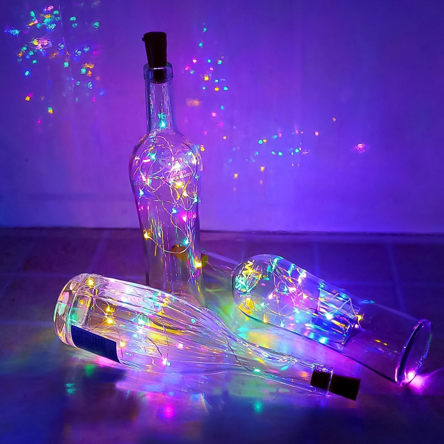 Bottle Cork Lights – Multi-Color LED String Light | Indo Glow