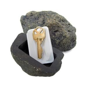 Fake Rock Key Hider – Discreet Outdoor Key Storage | Safelix