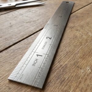 Measuring Ruler – Precision Steel 15 cm with Clear Markings