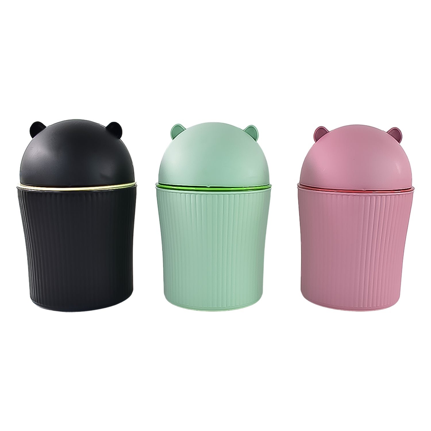 Mini Tabletop Dustbin – Compact 1200 ML Swing Lid Bin