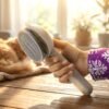Pet Hair Removal Needle Comb – Gentle Deshedding for Dogs & Cats