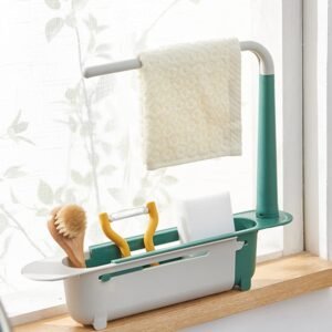 Expandable Dish Drying Rack – Adjustable Sink Organizer | CookAura