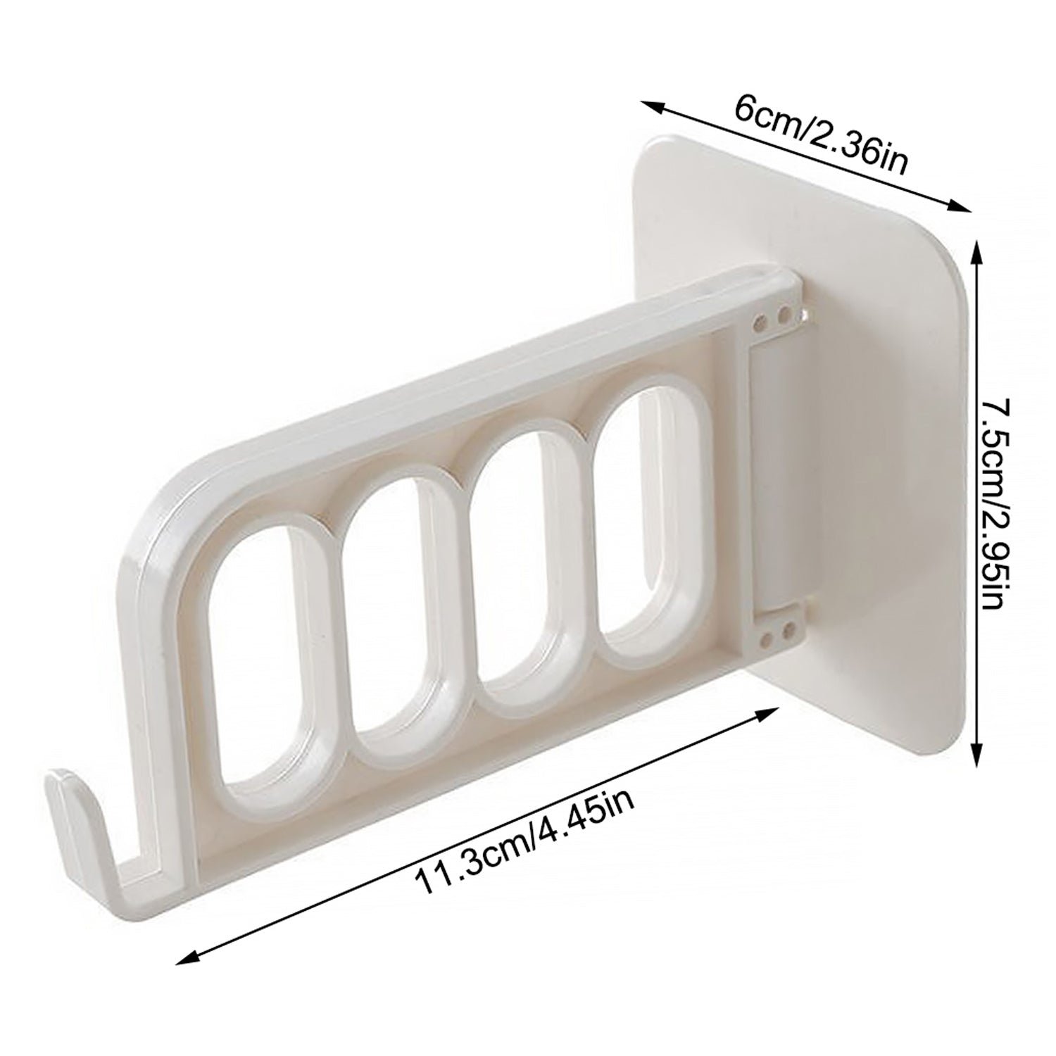 Door Hook for Bathroom & Kitchen – ABS Plastic | GlimmerHome