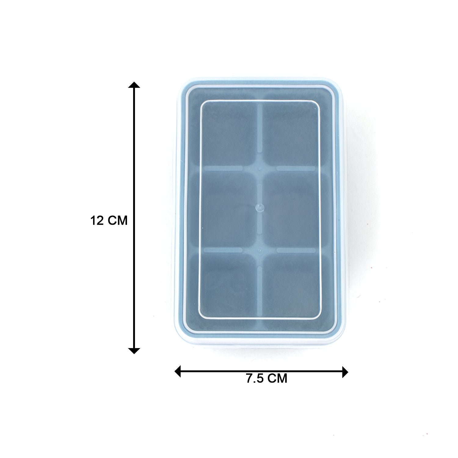 Silicone Ice Tray – Flexible 6-Grid Ice Maker for Home |
