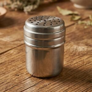 Stainless Steel Spice Shaker – Durable Kitchen Seasoning Container
