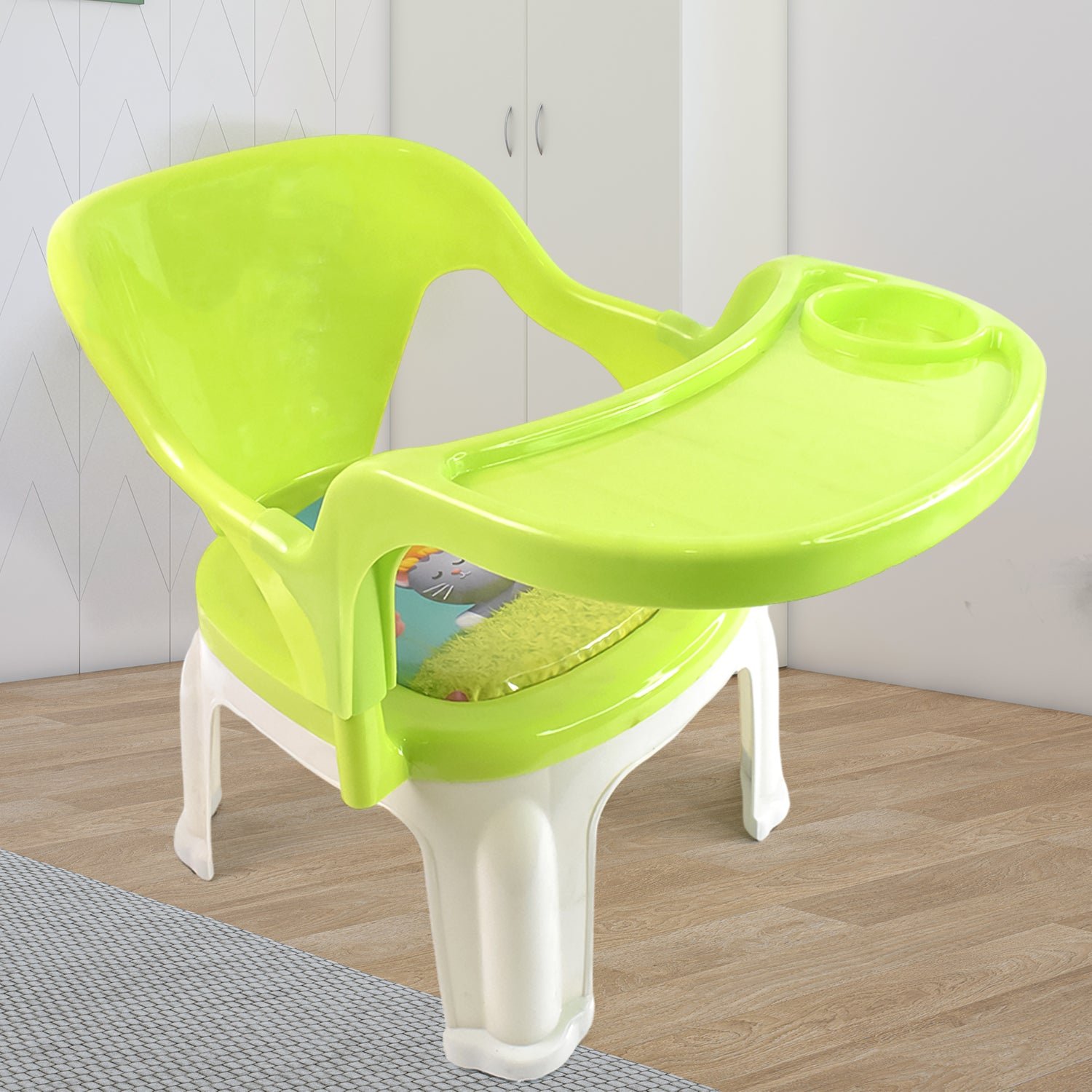 Baby Feeding Chair – Durable Plastic with Tray | TeddyJoy