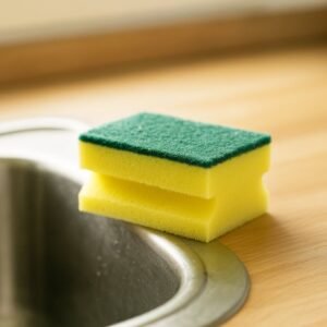 Scrub Sponge – 2-in-1 Cleaning Pad for Kitchen & Bathroom | Bathora