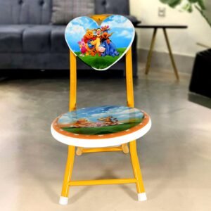Kids Folding Chair – Heart Shape Cartoon Design | Little Fashionistas
