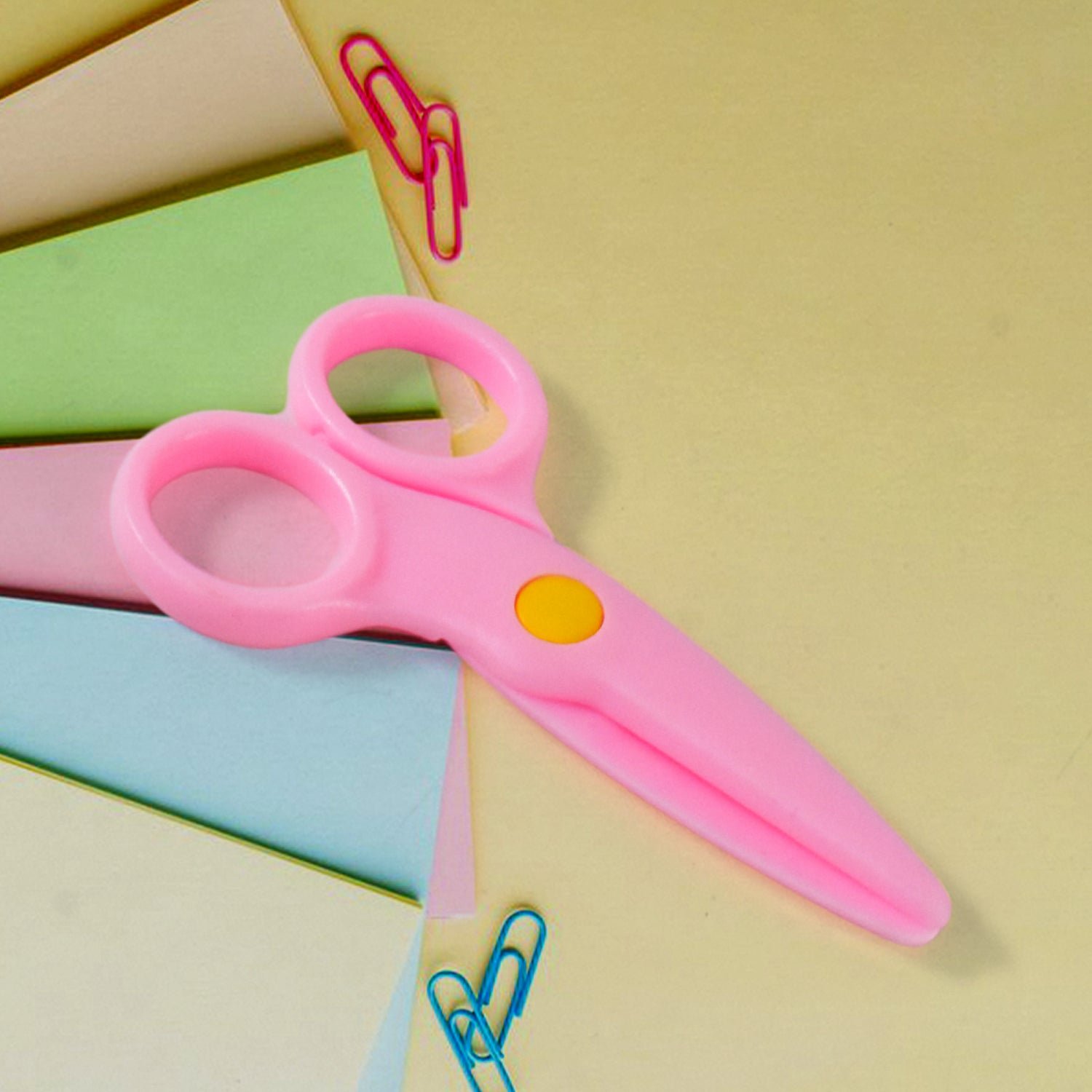 Child-Safe Plastic Scissors Set – Toddler Arts & Crafts | Craftily