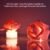 Rose LED Flickering Tealight Candles – Romantic Flameless Glow