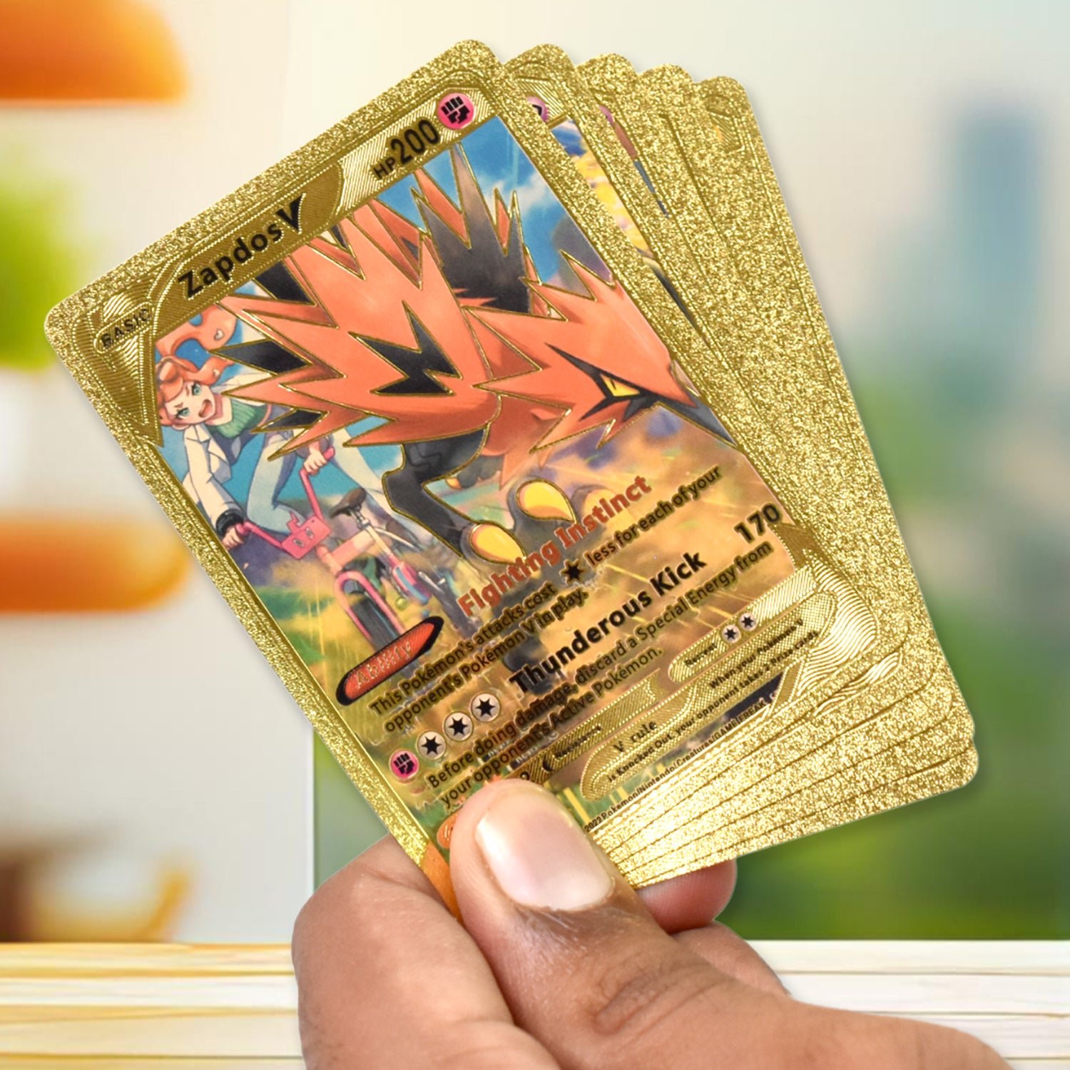 Golden Trading Cards – 55 Pcs Foil Set for Kids | Gamevana