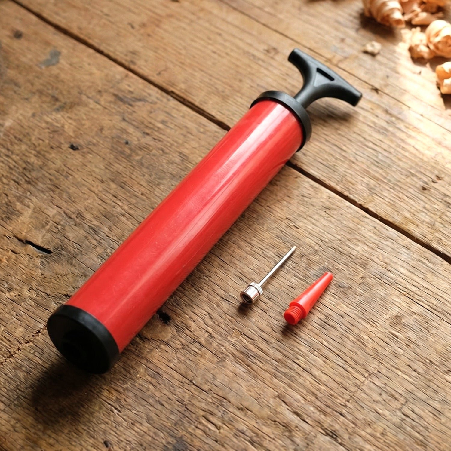 Ball Pump – 28 cm Plastic Hand Pump for Sports | FitFuzion