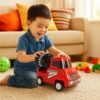 Kids Cement Mixer Toy Truck – Friction Powered Fun for Toddlers