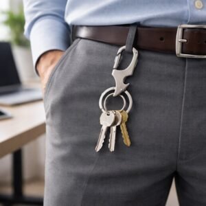 Heavy Duty Keychain – Secure Dual Ring Organizer for Keys