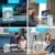 Portable Air Cooler Fan – Personal Cooling with 7-Color Light