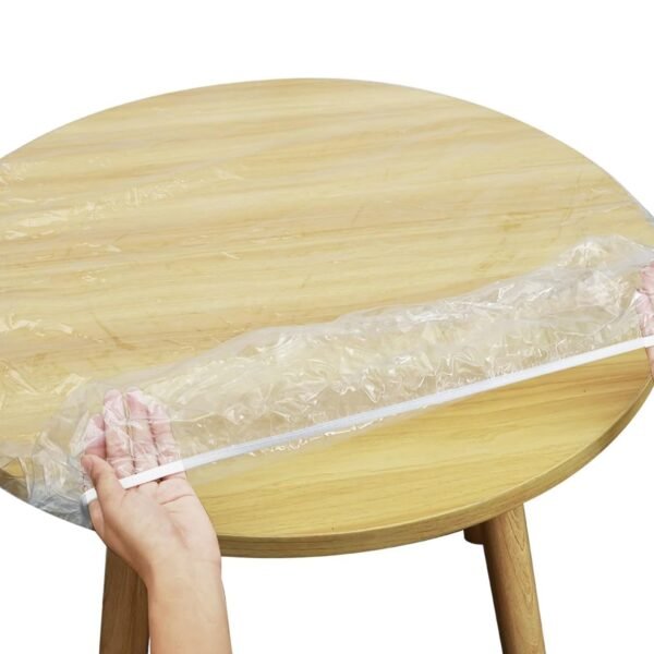 Elastic Table Cover – Waterproof & Round | Tidy Table (10 Pcs)