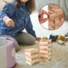 Wooden Tumbling Tower Game – 48pc Family Stacking Blocks | Puzzle Vista