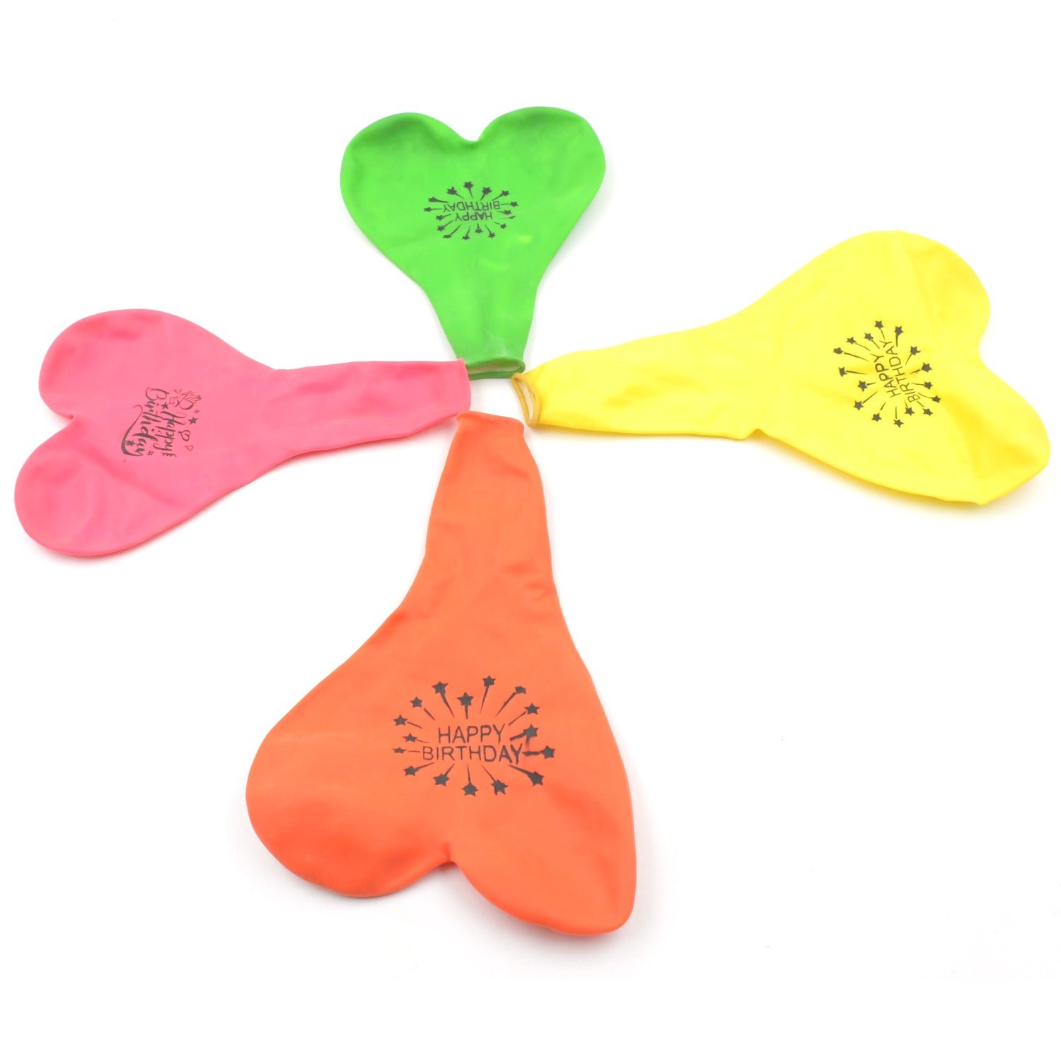Heart Shaped Balloons – Multicolor Party Decor Set | Play & Move