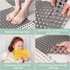 Anti Slip Bath Mat – Safe Non-Slip Surface for Bathroom (Pack of 6)