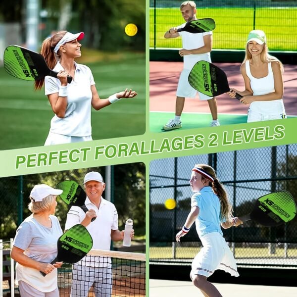 Pickleball Paddle Set – Lightweight 250g Outdoor Game Kit